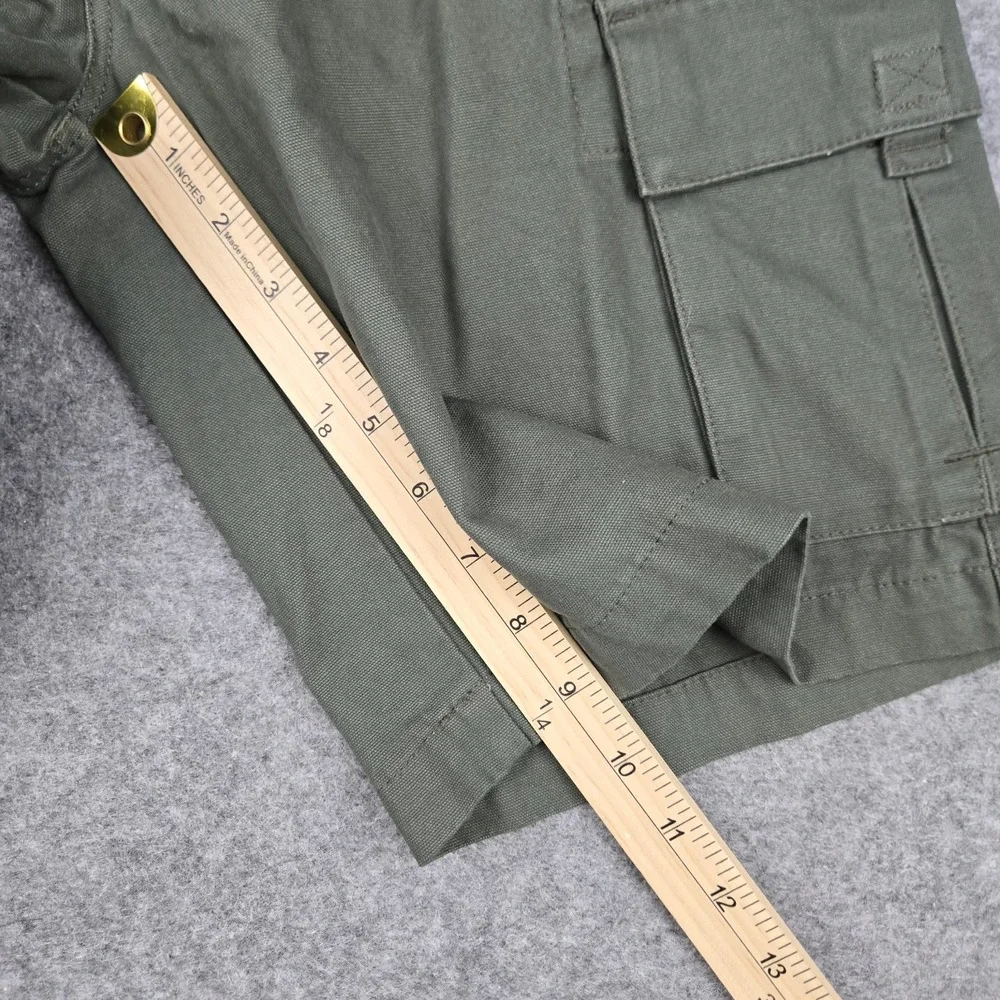 Boy Scouts of America Youth Canvas Shorts Size‎ 18 Uniform Green Fits 28 x 9 BSA